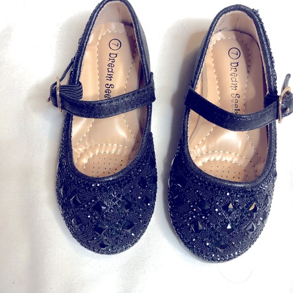 Dream Seek Mary Jane Rhinestone studded slip on ballet flats 🥿 - Picture 3 of 9